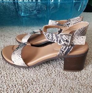 NWT Torrid snakeskin heel sandals 11.5W